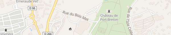 Karte Parc du Port Breton Dinard
