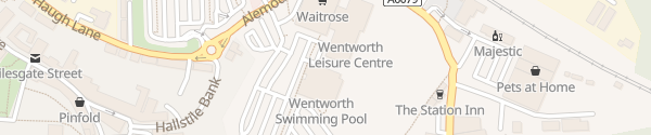 Karte Wentworth Leisure Center Hexham