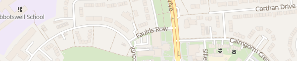 Karte Faulds Row Car Park Aberdeen