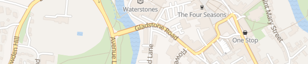 Karte Gladstone Car Park Chippenham