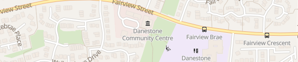 Karte Danestone Car Park Bridge of Don