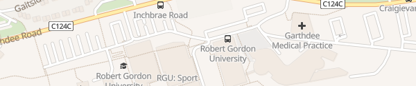 Karte Robert Gordon University Aberdeen