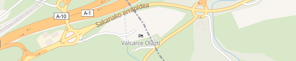 Karte Valcare Olazti/Olazagutía