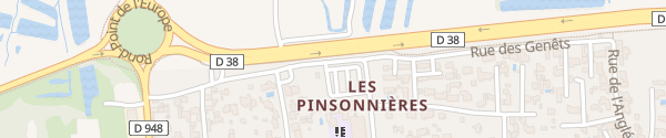 Karte Place des Pinsonnières La Guérinière