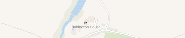 Karte Babington House Somerset