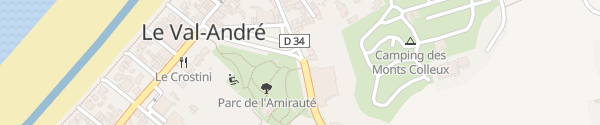 Karte Rue Clemenceau Pléneuf-Val-André