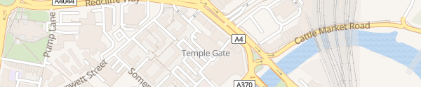 Karte Temple Gate Car Park Bristol
