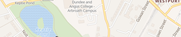Karte Campus Dundee & Angus College Arbroath