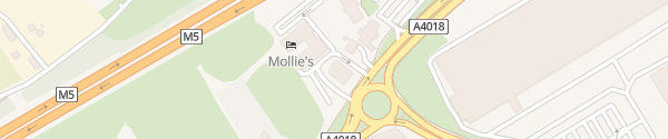 Karte Mollie's Motel & Diner Bristol Bristol