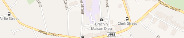 Karte Maisondieu Primary School Car Park Brechin