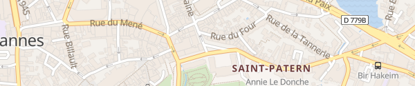Karte Place du Général de Gaulle Vannes