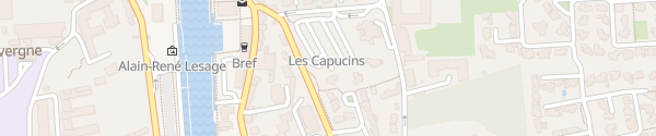 Karte Parking des Capucins Vannes