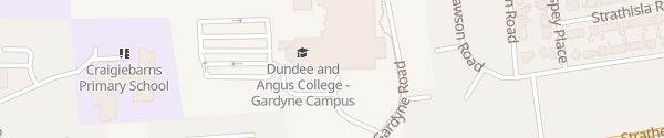 Karte College Gardyne Campus Dundee