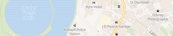 Karte Ayre Service Station Kirkwall