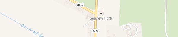 Karte Seaview Hotel John O'Groats