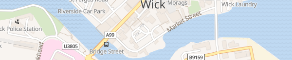 Karte Victoria Place Car Park Wick