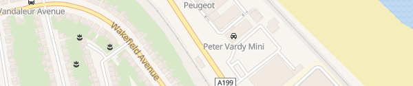 Karte Peter Vardy Mini Edinburgh