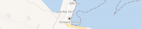 Karte Gills Bay Ferry Terminal Caithness