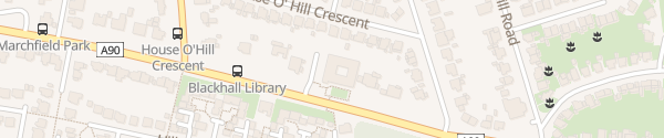 Karte Blackhall Library Edinburgh