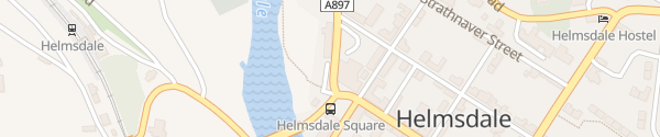 Karte Helmsdale Car Park Helmsdale