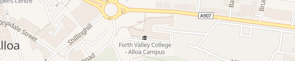 Karte Forth Valley College Alloa