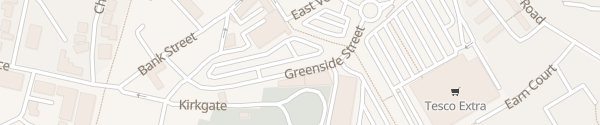 Karte Greenside Street Car Park Alloa