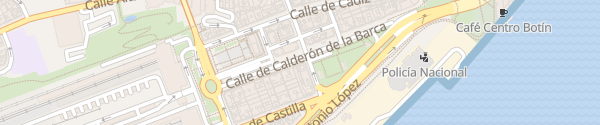 Karte Calle Calderón de la Barca Santander
