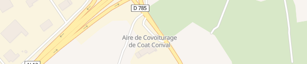Karte Aire de Covoiturage Sainte-Sève