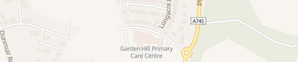 Karte Garden Hill Primary Care Center Castle Douglas