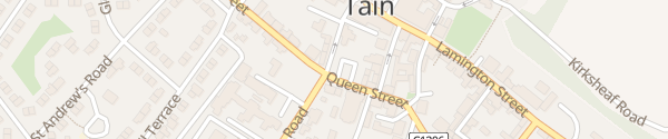 Karte Queen Street Car Park Tain