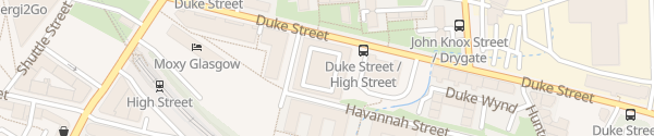 Karte Duke Street Car Park Glasgow