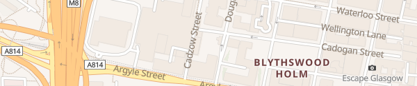 Karte Cadogan Street Car Park Glasgow