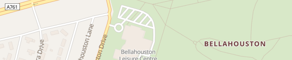 Karte Bellahouston sports centre Glasgow