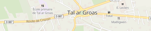 Karte Aire de covoiturage de Tal Ar Groas Crozon