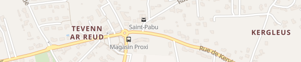 Karte Rue de Bourg Saint Pabu
