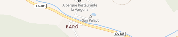 Karte Camping San Pelayo Camaleño