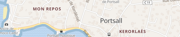 Karte Rue du Béarn Ploudalmézeau