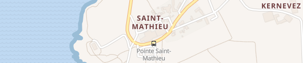 Karte Hostellerie de la Pointe Saint Mathieu Plougonvelin