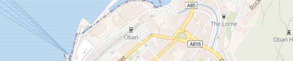 Karte Oban Railway Station Oban
