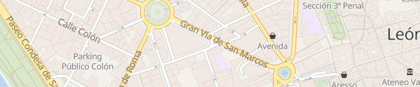Karte Calle San Agustín Leon