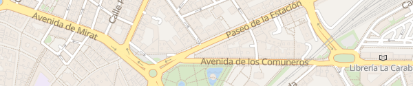 Karte Paseo de la Estación Salamanca