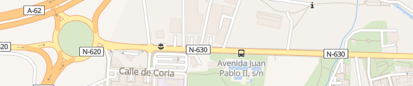 Karte Avenida Juan Pablo II Salamanca