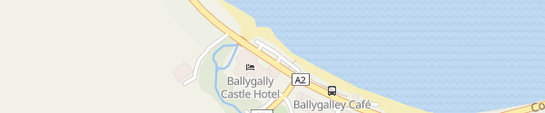 Karte Ballygally Castle Hotel Ballygalley