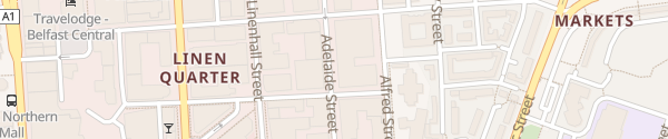 Karte Adelaide Street Belfast