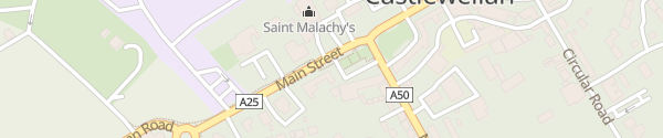 Karte Main Street Castlewellan