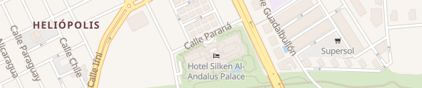 Karte Hotel Silken Al-Andalus Palace Sevilla