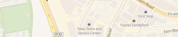 Karte Supercharger Service Center Dublin