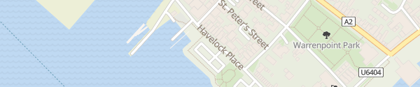 Karte Havelock Place Warrenpoint