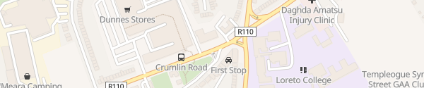 Karte Crumlin Road Dublin