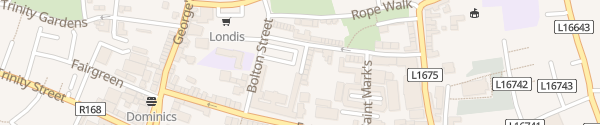 Karte Bolton Square Public Car Park Drogheda
